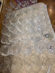 Massive Glass & Crystal Barware Assortment