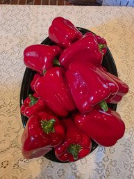Italian Glass Bell Pepper Decor By Jay Willfred