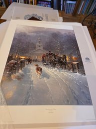 'Christmas In The Village' By G. Harvey # 8280