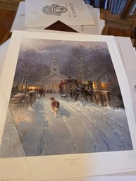 'Christmas In The Village' By G. Harvey #10391