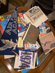 Air Force Academy And Military Vintage Ephemera Lot