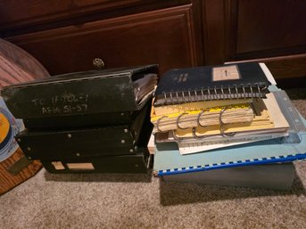 Huge Lot Air Force Academy Officer Training & Flight Logs 1960s & 1970s