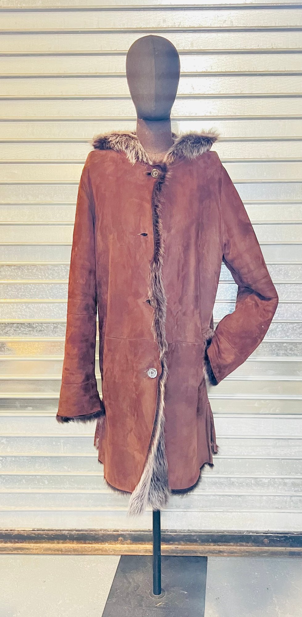 Vintage Jacques Jekel For Saks Fifth Avenue Chocolate Suede And