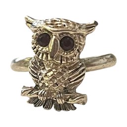 One, Two-whoo, Thrrree... Owl Adjustable Ring