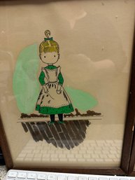 Pair Signed Art Originals