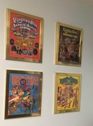 Lot 12: 4 Ringling Bros And Barnum Bailey Framed Full Souvenir Programs