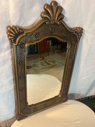 Lot 20: Syrocco Style Antique Copper Mirror