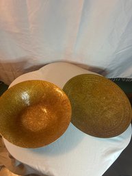 Lot 22: Bowl And Server Silver And Gold Design  Simply Designz Brand