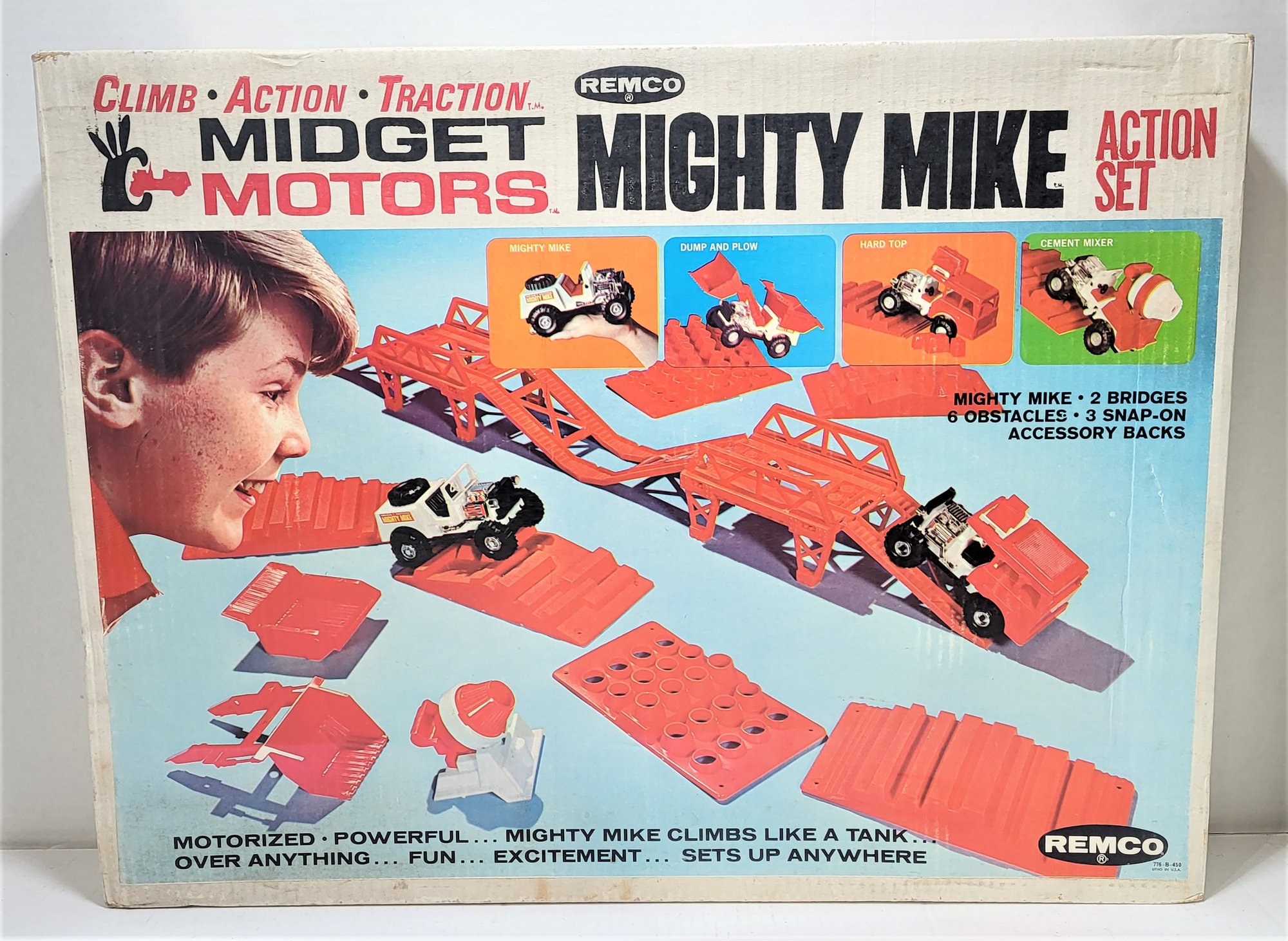 1966 Remco Climb Action Traction Mighty Mike Action Set Style 776