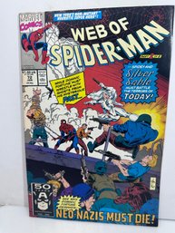 1991 Marvel Web Of Spider-Man #72 Silver Sable