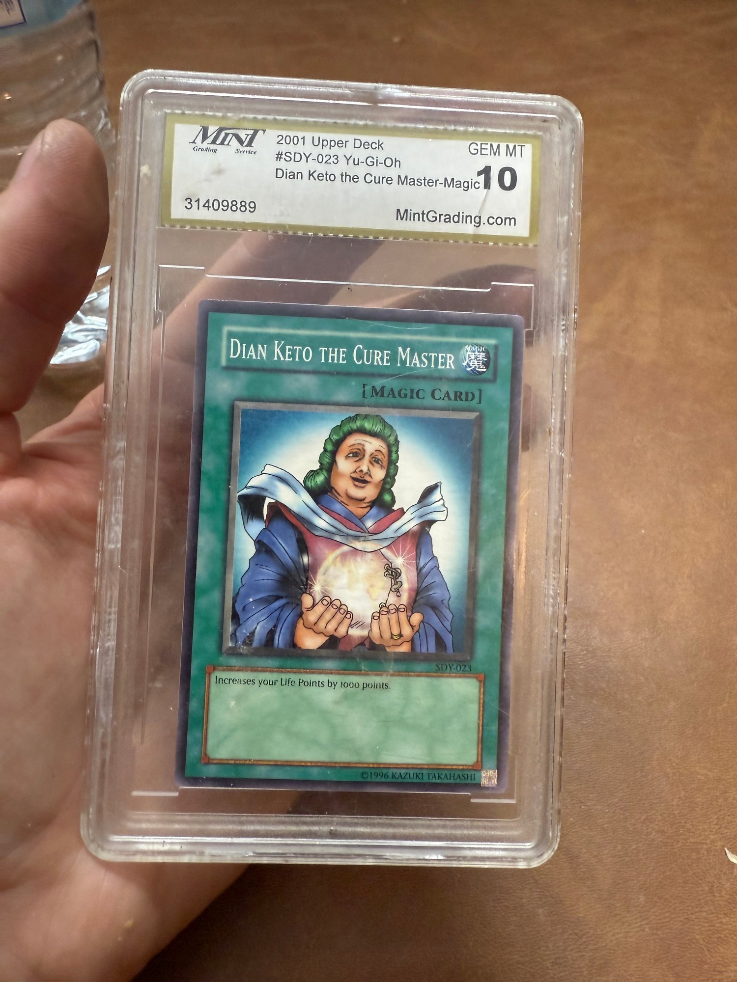 YuGiOh Pegasus Starter Deck Dian Keto The Cure Master Graded No10 #39221 |  Auctionninja.com