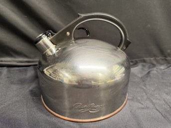 Revere Ware Stainless Steel And Copper Bottom Tea Kettle