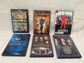 Lot Of 6 DVDs, Pre-owned, Untested