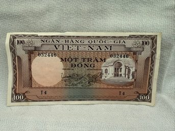 South Vietnam 100 Dong Foreign Currency