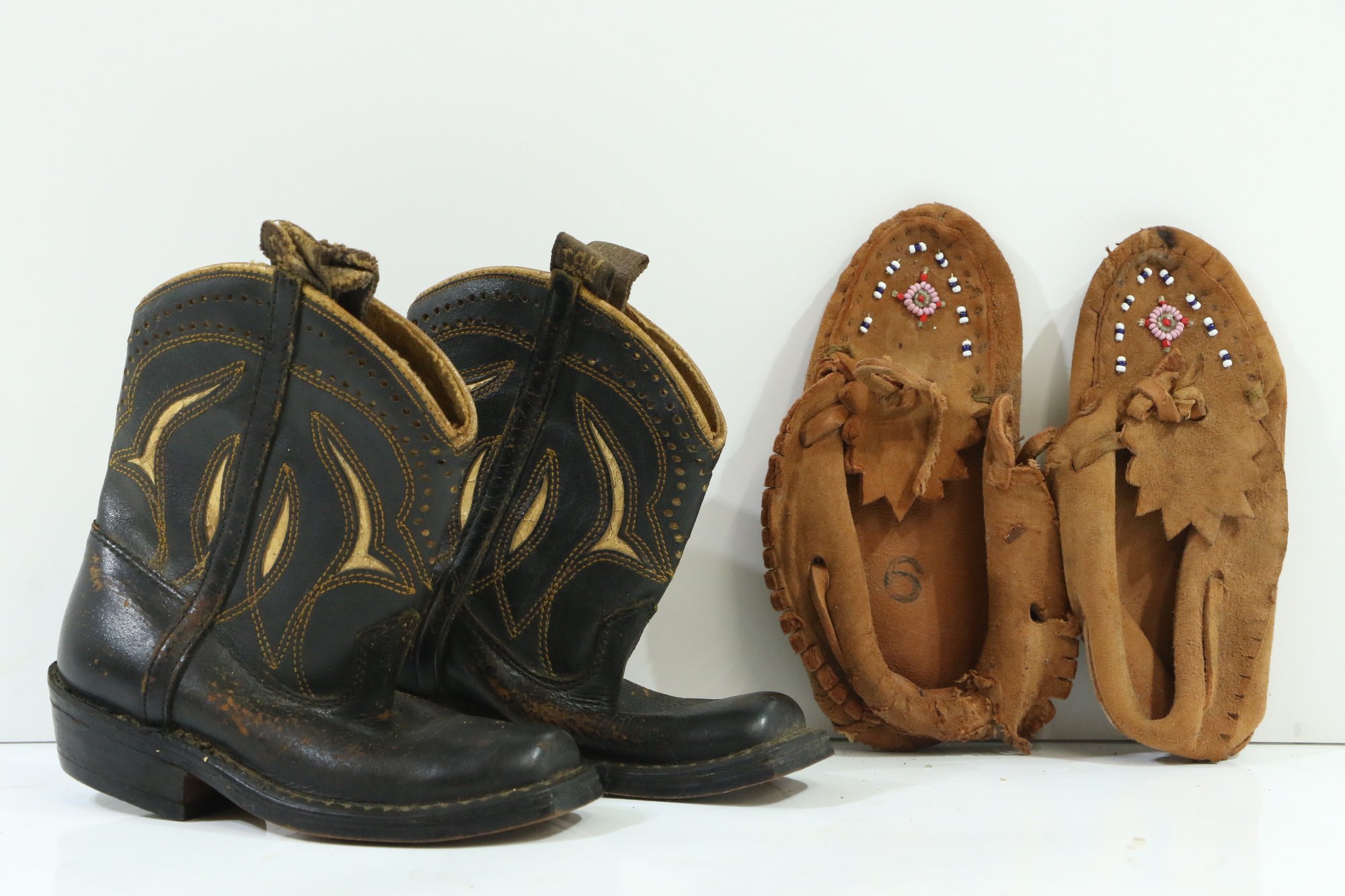 Vintage 1950's Tom Mix Kids Western Cowboy Boots Hand Made