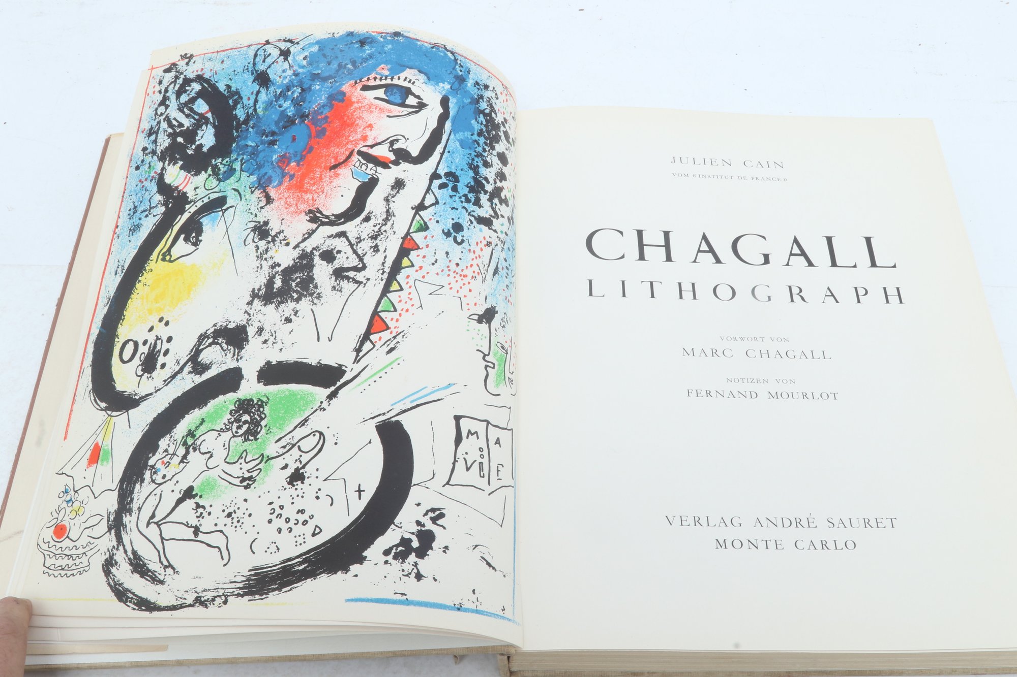 Chagall Lithographs (1960) With Original Dust Jacket Complete 12 ...
