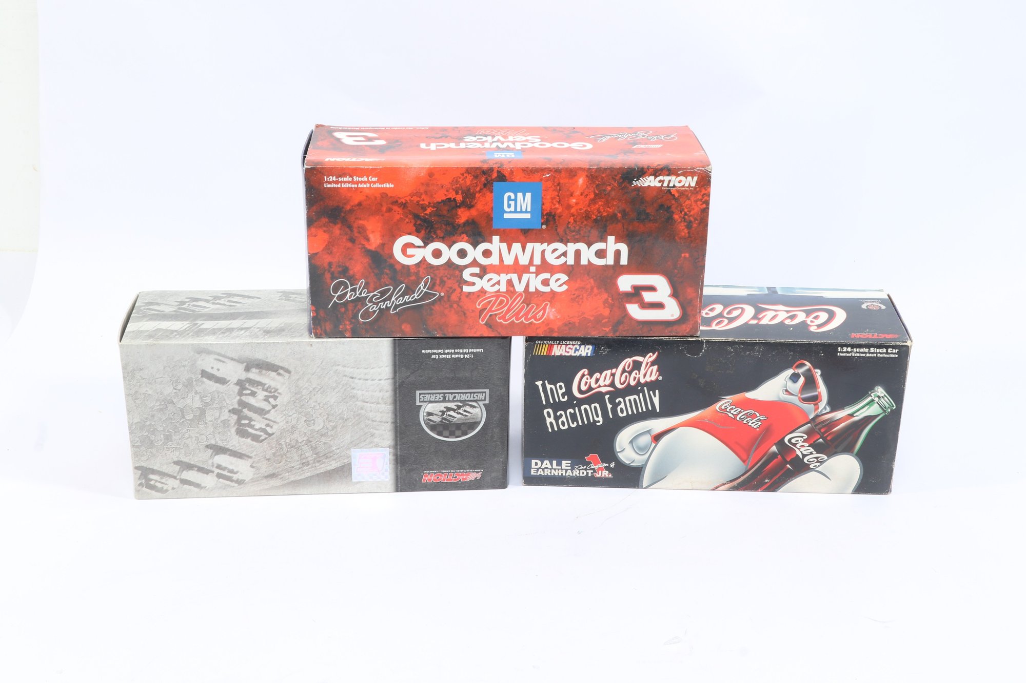 3 NASCAR Die-Cast Cars Dale Earnhardt Sr. #3 & Dale Earnhardt Jr. #1 ...