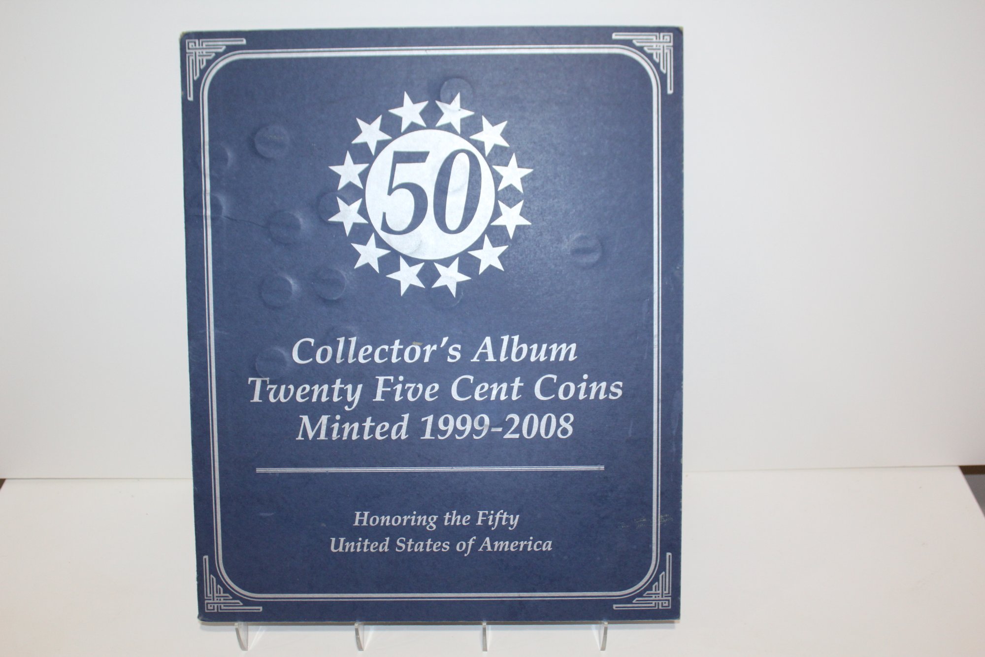 50 State Collectors Album - Twenty Five Cent Coins Complete Minted