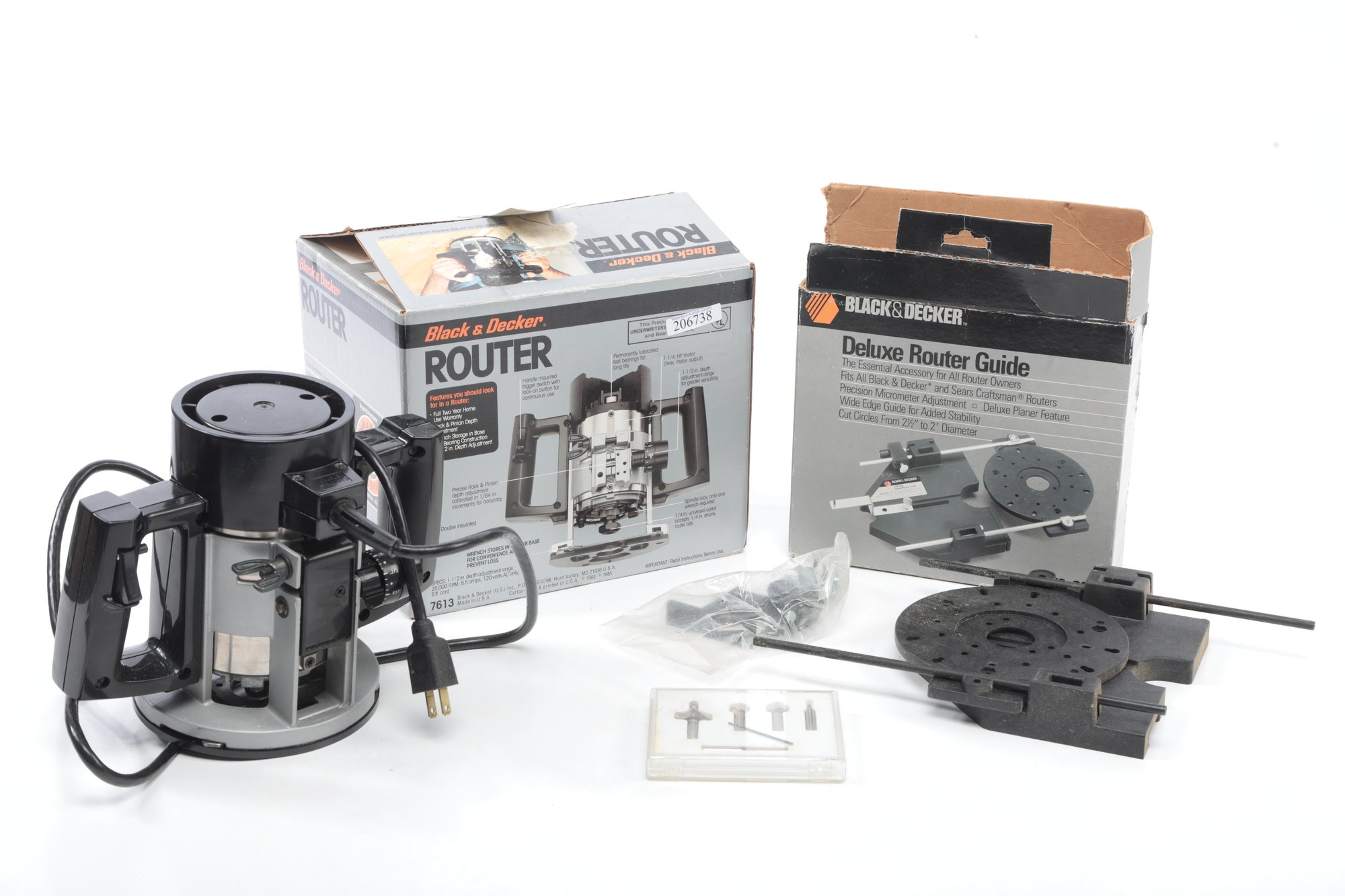 Black & Decker Router And Router Guide #206738 | Auctionninja.com