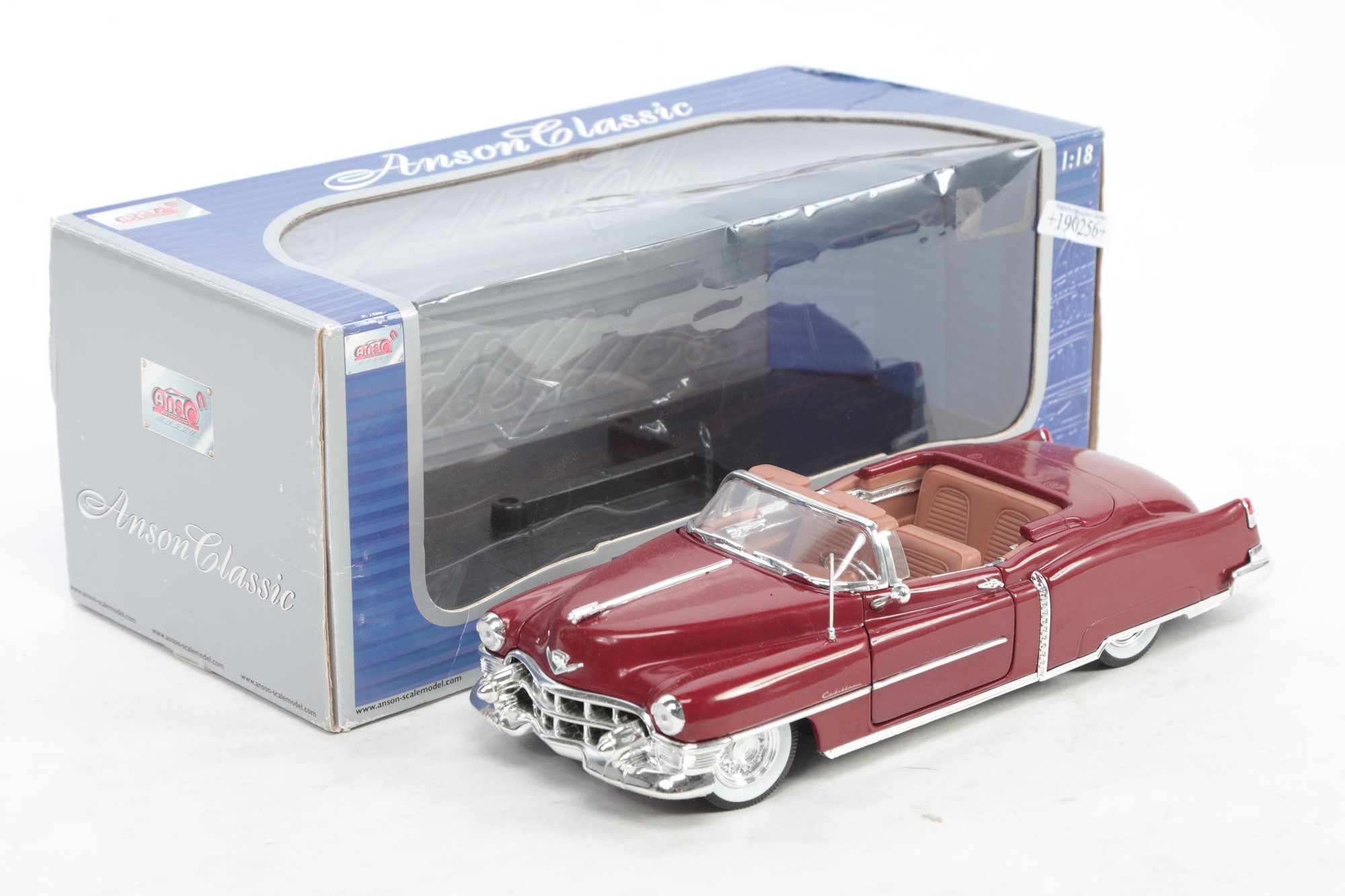 アンソン 1/18 キャデラック 1953 エルドラド ホワイト ANSON Cadillac
