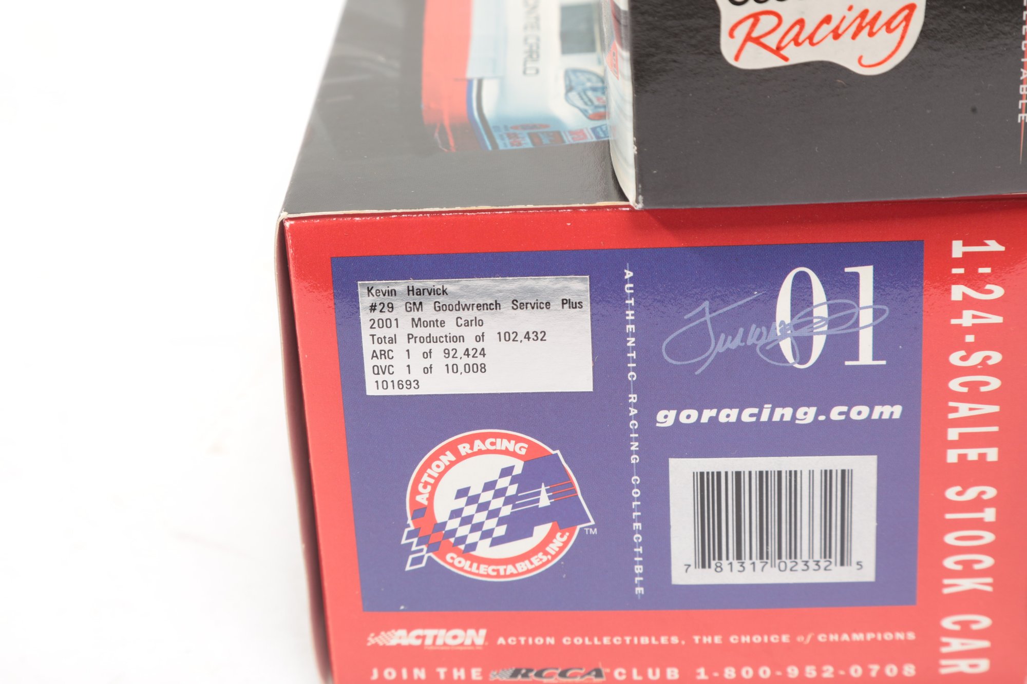 Lot Of 3 NASCAR Diecast Cars Dale Earnhardt Sr. & Kevin Harvick (Action ...