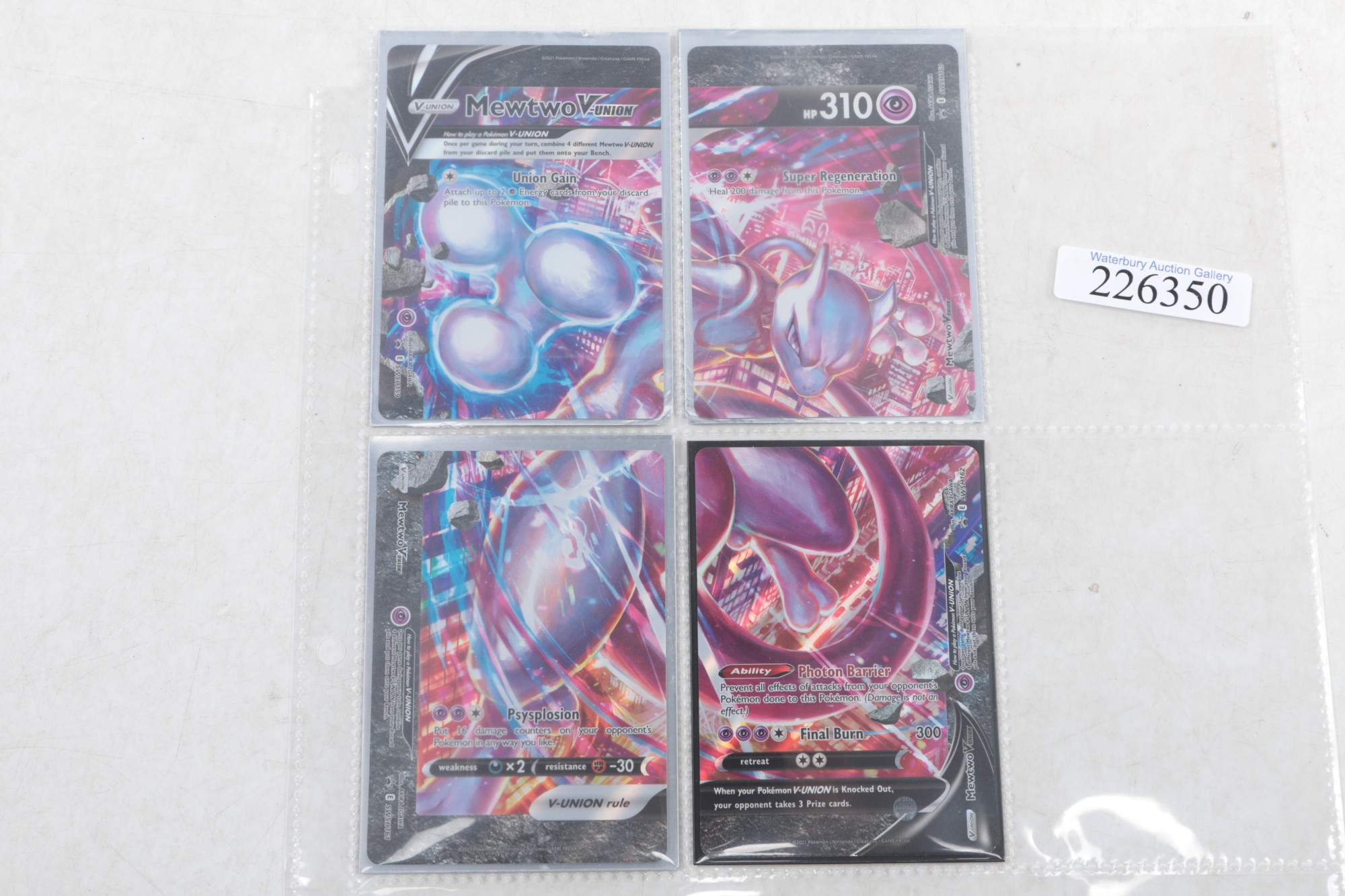 Pokemon Combiner Cards 4 Cards That Make One Big Card Mewtwo #226350 |  Auctionninja.com