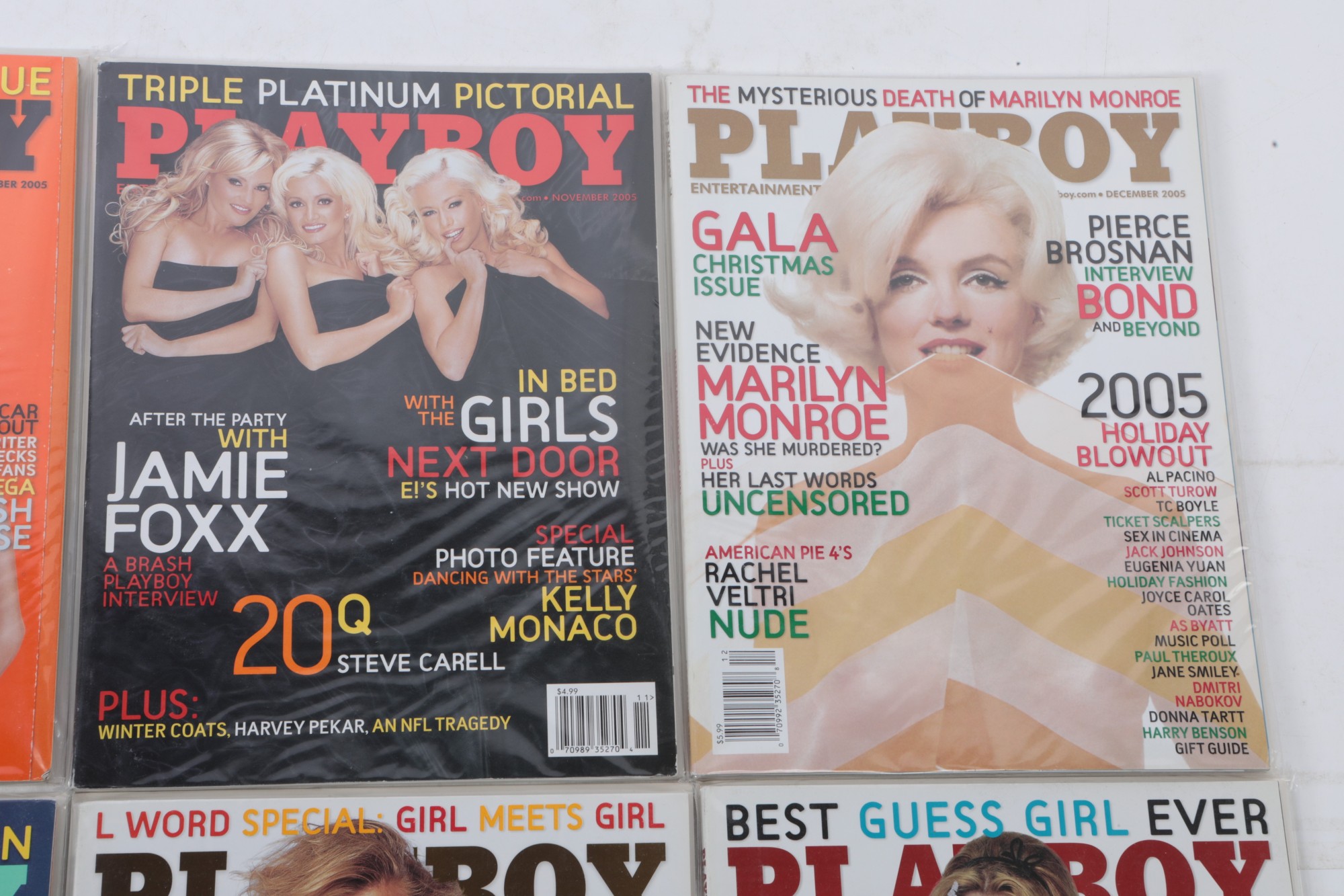 Playboy Magazine 2005 Complete Year 12 Issues #226314