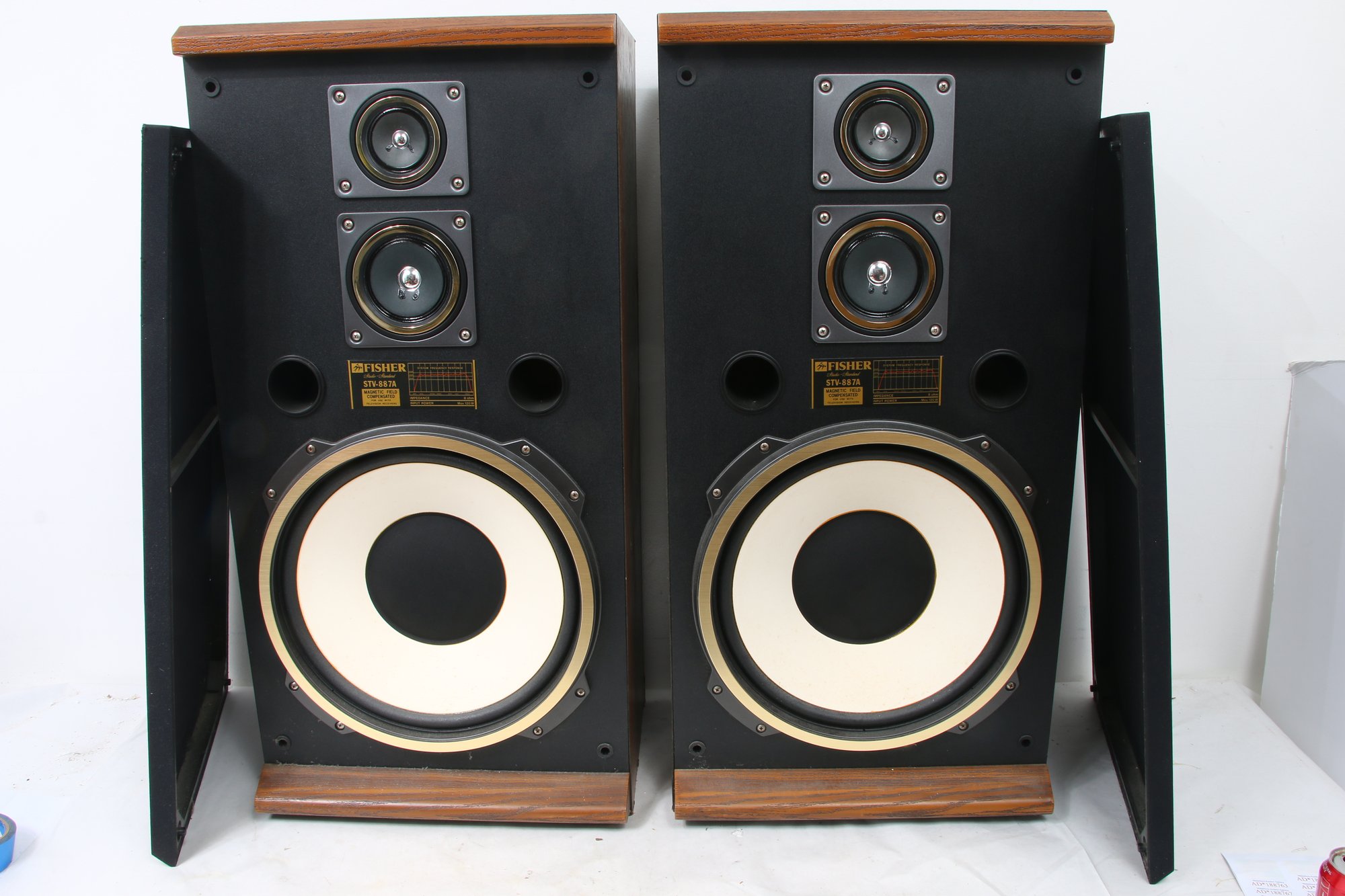 FISHER STV-887A Floor Standing Speakers #188760 | Auctionninja.com
