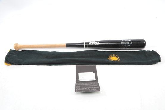 Frank Thomas Signed Baseball Bat Black UD Authenticated UDC23245 HOF ...