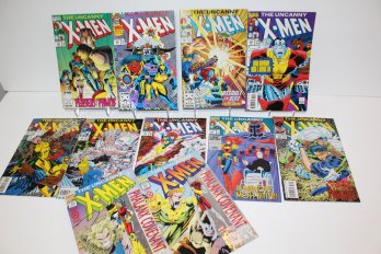 11 X- Men - #299, 300 (anniversary Issue), 301, 302, 305, 306, 308, 309, 312, 316, 317 (1993-1994)