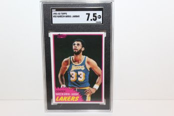 1981-82 Kareem Abdul-Jabbar #20 SGC 7.5, Before LeBron There Was Kareem!