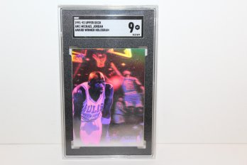 1991-92 Upper Deck AW1 Michael Jordan Graded SGC 9!