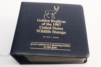 Large Binder Of 24kt Plate Stemps And Envelops