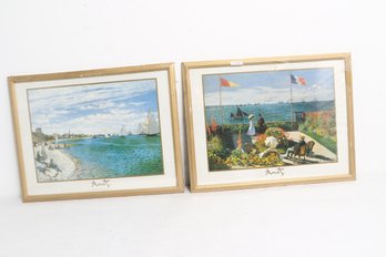 Pair Of Claude Monet Framed Prints