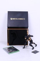 Mortal Kombat Limited Edition Scorpion Figure And Video Game  Open Box
