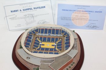 Incredible Harry A. Gampel Pavilion Home Of UConn Huskies - Danbury Mint, Only 11 Banners!