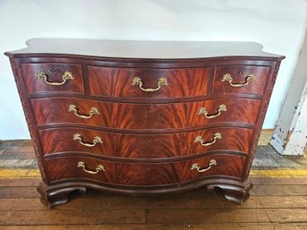 Burl Mahogany Chippendale Chest By BAKER FURNITURE Sir Humphrey Wakefield Stately Homes Of England