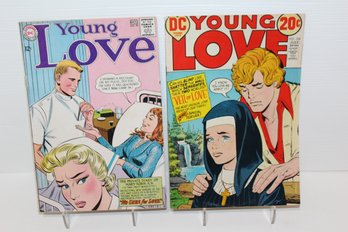 2 Classic Romance Comics DC Young Love, #39 1963, #104 1973