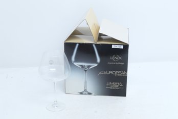 Lenox - Fine Stemware - Set Of 4 Burgundy Wine Glasses  28oz Each - New In Box