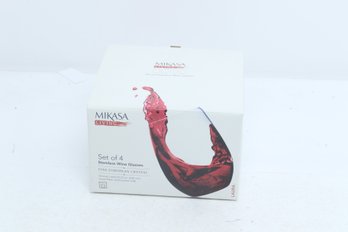 Mikasa Set Of 4 Stemless Wine Glasses Each Glass Hold 18.25oz  - New