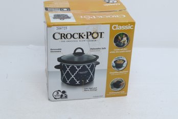 Crock * Pot The Original Slow Cooker - Round 3 Qt With Removable Stoneware - New
