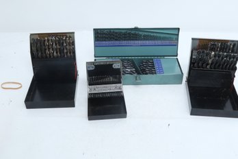 Assorted Vintage Craftsman Drill Tapping Indexes In Cases