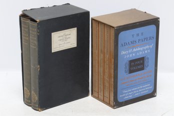 Vintage US History Books - Morison Oxford History Set & Adams Papers Collection