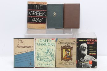 7 Vintage Modern Library Book Collection - Classic Literature & Philosophy Titles