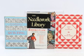 Vintage Quilting Books Collection - Traditional Quilting, Needlework Library & Newark Museum