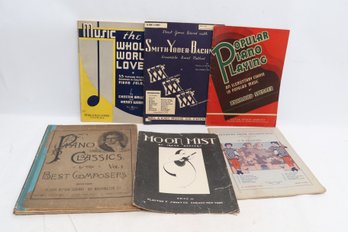 VINTAGE SHEET MUSIC AND PIANO BOOKS, C. 1885-1940, Oliver Ditson, Schirmer