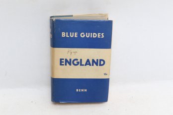 BLUE GUIDES ENGLAND, 1939, L Russell Muirhead, 90 Maps, Dust Jacket