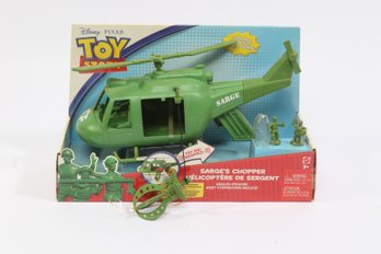 DisneyPixar Toy Story Sarges Chopper Playset Still In Its Original Packaging.