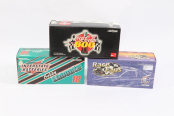 3 NASCAR Die-Cast Cars Coca Cola 600, Dale Earnhardt Jr. #8 & Bobby Labonte #18 Action Racing Collectables