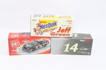 3 NASCAR Die-Cast Cars  Jeff Green #10 & #14  Action Racing Collectables